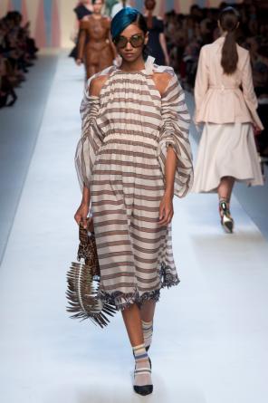 Striped dress, zdjęcie 2 Striped dress od Fendi